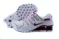 nike shox nz-women-shoes -blance-rose-rouge011